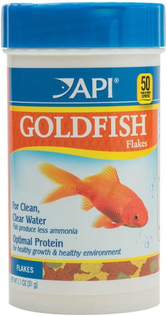 API GOLDFISH FLAKES Fish Food 1.1-Ounce Container