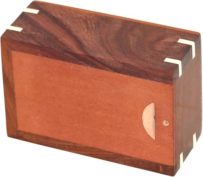 Paw Print Pet Memorial Keepsake Cremation Urns for Ashes Pet Urn Wood Keepsake Box Urns for Cat Dogs Ashes | Cat Memorials