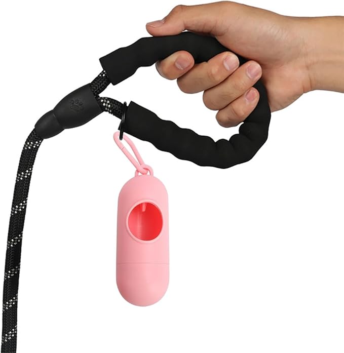 Biodegradable Dog Poop Bags Rolls with Pull-Ring Dispenser - 5 Fresh Scents, Large 9x13 Inch Plant-Based Bags, Leakproof & Easy Tear ((Strawberry Scent,Pink,240 Count, 16 Rolls)