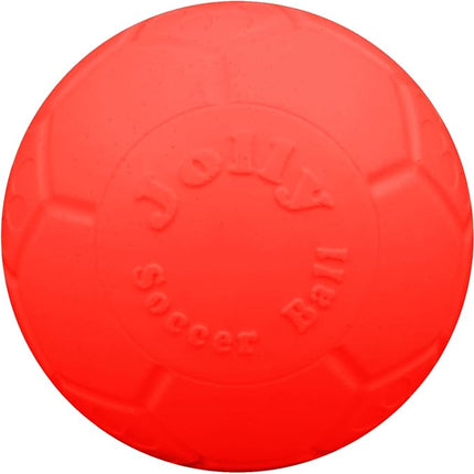 Jolly Pets Large Soccer Ball Floating-Bouncing Dog Toy, 8 inch Diameter, Orange