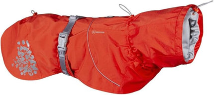 Hurtta Monsoon Coat ECO, Dog Raincoat, Rosehip, 35 in