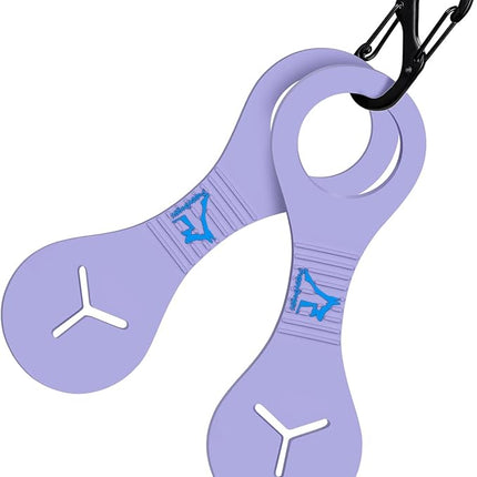 PuppyDoggy Dog Poop Bag Holder for Leash Waste Bag Carrier Dog Poop Bag Dispenser for Walking Running Bicycle Accessory 2 Pieces