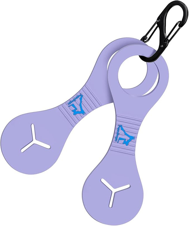 PuppyDoggy Dog Poop Bag Holder for Leash Waste Bag Carrier Dog Poop Bag Dispenser for Walking Running Bicycle Accessory 2 Pieces