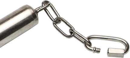 Hypeety Stainless Steel Bell Bird Toys Chew Toy for Parrot, Macaw, African Greys, Small Cockatoo, Parakeet, Cockatiels Heavy Duty Bird Cage Stand Toys (2 PCS-L)