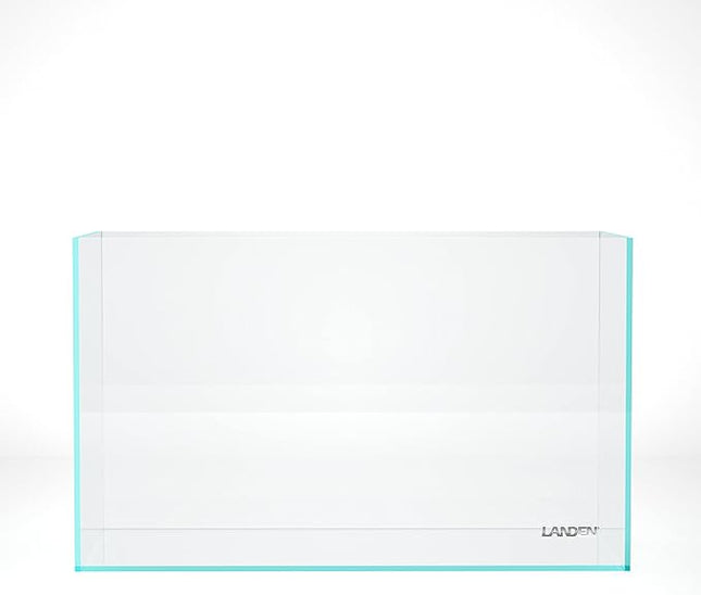 LANDEN 60P 16 Gallon Rimless Low Iron Aquarium Tank, 23.6" W × 11.8" D × 14.2" H (60cm x 30cm x 36cm) 6mm Thickness with Nano Foam Leveling Mat