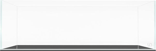 UNS Ultra Clear Rimless Tank - 6.3GAL | 24L - 23.62x7.87x7.87 | 60x20x20 CM, 5mm Glass Thickness, Leveling Mat Included - Low Iron, High Clarity Fish Tank w/ 45° Mitered Edge - [60L]