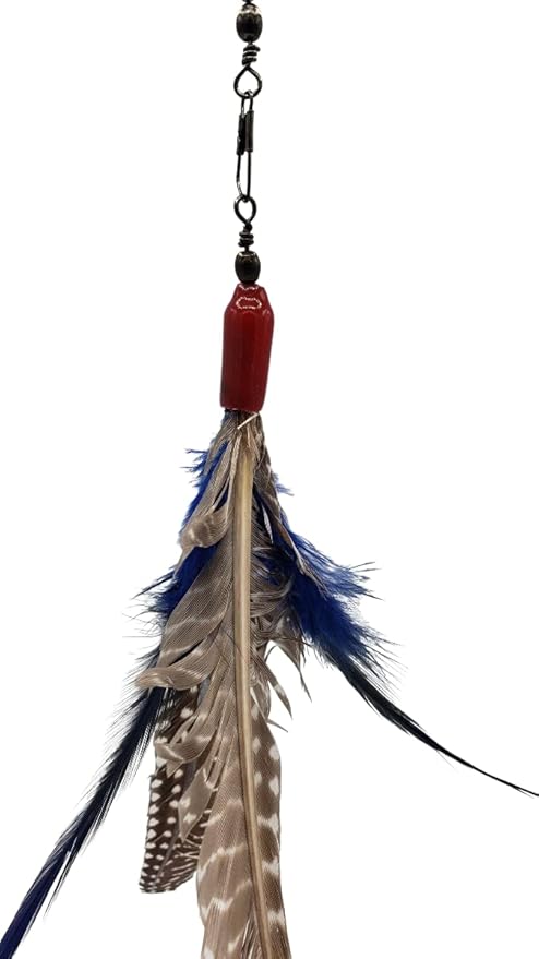 GoCat Da Bird Rod and Feather Cat Toy, Handmade in The USA (1 Bird)