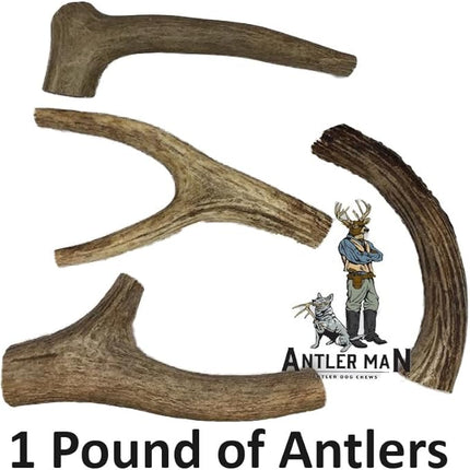 Antler Man Premium Deer Antler Pieces - Dog Chews - Sold by The Pound