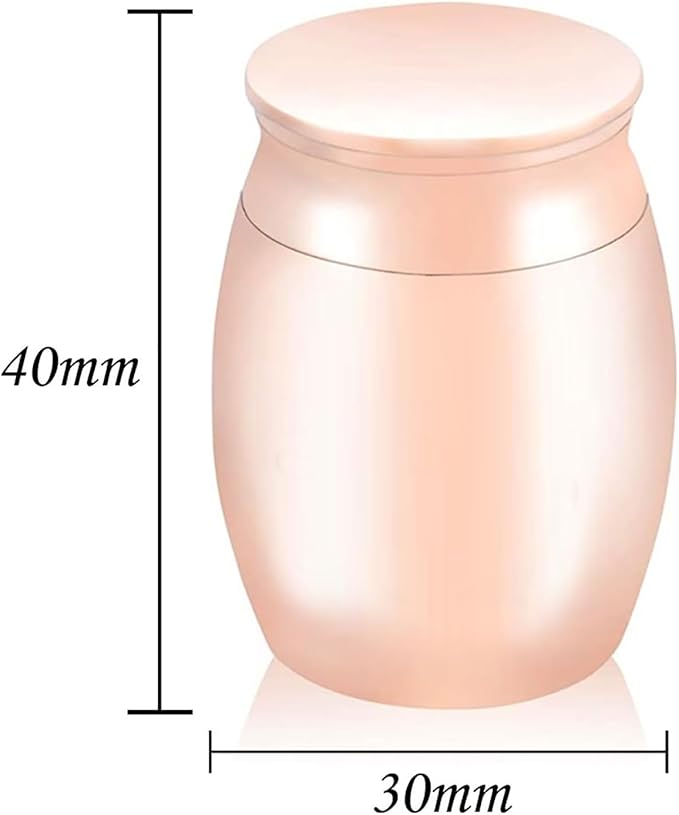 Small Pet Urns for Dogs Ashes Mini Urn Dog Ashes Cremation Keepsake Pet Memorial Urns Gift，Pink