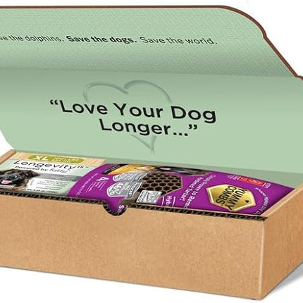 Longevity15 C15:0 Dog Health Supplement (30-Day Supply) & Yummy Combs Dog Dental Treats (8oz Bag) for Extra Large Dogs – C15:0 Fatty Acid for Daily Wellness, Food Topper – VOHC Approved Oral Care