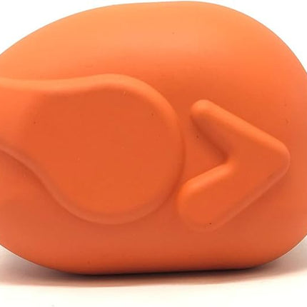 SodaPup MuttsKickButt Roasted Turkey – Durable Dog Treat Dispenser & Chew Toy Made in USA from Non-Toxic, Pet Safe, Food Safe Natural Rubber for Mental Stimulation, Problem Chewing, Calming & More
