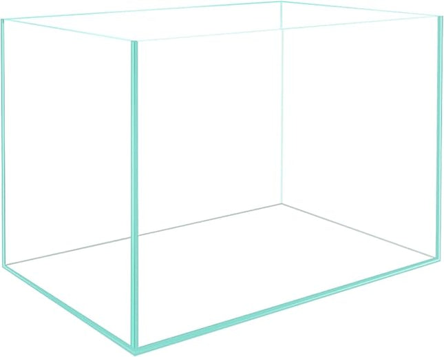 Small Nano Rimless Tank, Clear Glass Fish Tank, 1.1 Gallon, 7.8x5.5x5.9inch/20x14x15cm, Betta Fish Tank