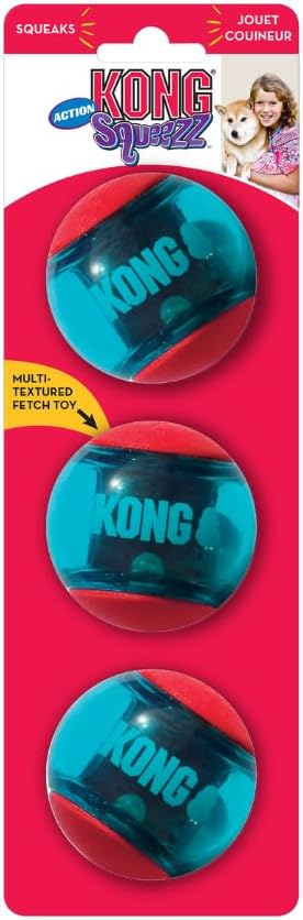 KONG Squeezz Action Ball Red Md