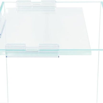 Nano Tall Rimless Aquarium Low Iron Frameless Fish Tank, Extra Clear with Floating Air Style, for Aquariums or Terrariums