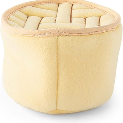 ZippyPaws Burrow- Interactive Dog & Puppy Toys for Boredom, Stimulating Pet Products to Keep Them Busy, Hide & Seek Plush Dog Puzzles, Enrichment Squeaky Toy, for Small & Medium Dogs- Soup Dumplings