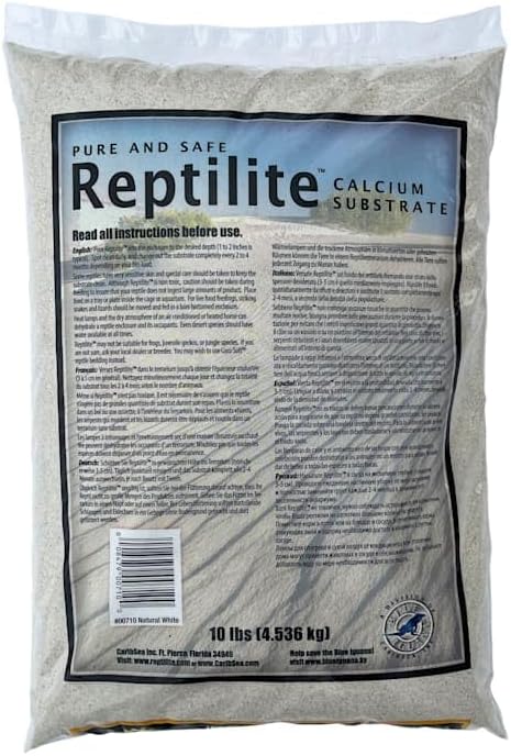 Carib Sea Reptilite Natural Calcium Sand 10LBS