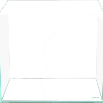 Ultra Clear Rimless Aquarium Tank 6-60 gallons Low Iron Glass (7Gal - Top Glass Canopy)