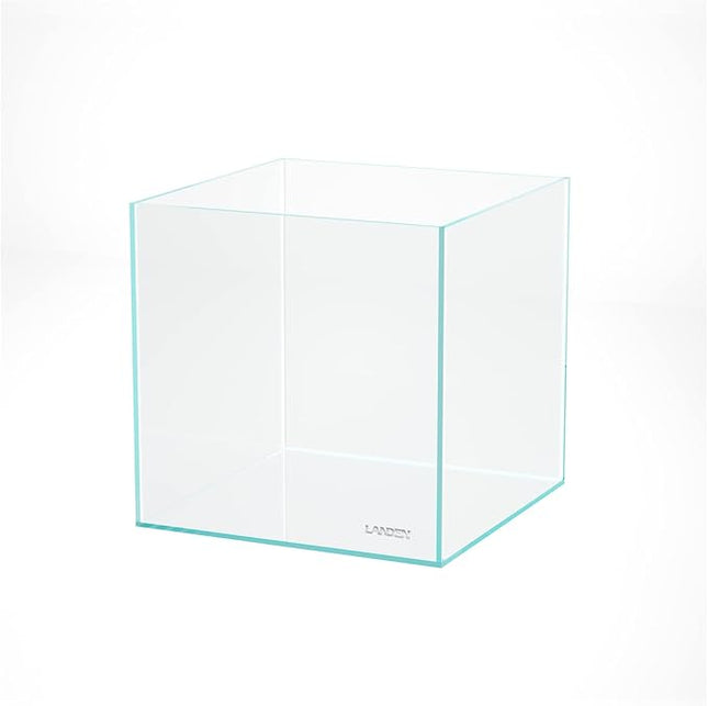 Landen 30C 6.6 Gallon Rimless Low Iron Aquarium Tank, W11.8×D11.8×H11.8 in(30x30x30cm) 5mm Thickness with Nano Foam Leveling Mat Included