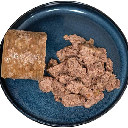 Amazon Basics Chopped Ground Dinner Wet Dog Food Variety Pack, Filet Mignon Flavor and with Beef, Made with Natural Ingredients, 13.2oz Cans (Pack of 12)