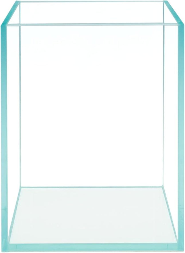 Nano Tall Rimless Frameless Extra Clear Glass Aquarium, Low Iron Glass Tank, 5mm Glass, White Leveling Mat Included, w/Lids Options