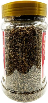 Premium Freeze-Dried Krill & Shrimp Mix - Ideal for Arowana, Koi, Tropical Cichlids, and Turtles - High-Protein Floating Aquarium Food (Dried Bloodworms-500ml)