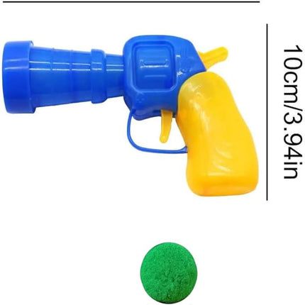 30 Pcs Soft Pom Pom Balls for Kittens with Cat Ball Launcher Toy, Interactive Plush Toy for Kitten Training and Play - Pet Products for Cats (3.0 CM with Bloster)