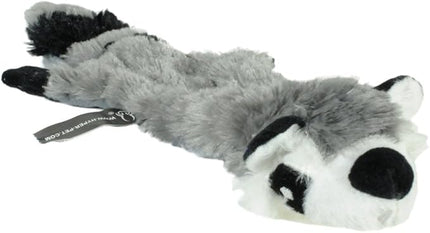 Hyper Pet Critter Skinz Raccoon Stuffless Dog Toy, Medium
