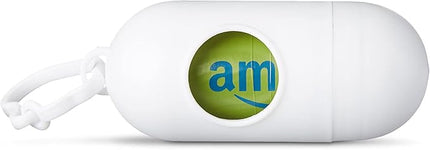 AmazonBasics Enhanced Dog Waste Bag with Dispenser and Leash Clip - 810 Count, Talcum Powder