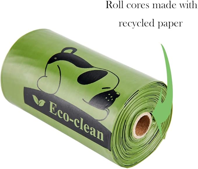 ECO-CLEAN Poop Bags Biodegradable, 16 Rolls/240 Bags, Dog Waste Bags, Unscented, Leak-Proof, Easy Tear- Off