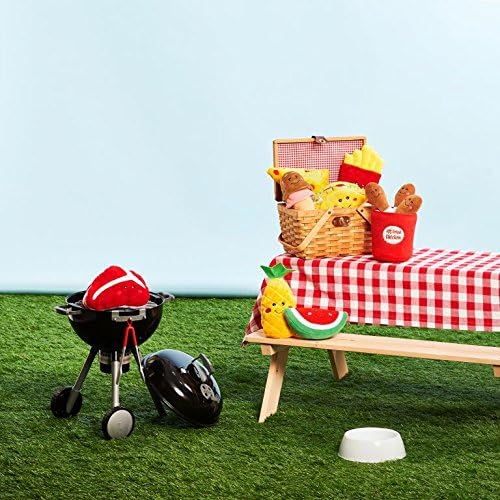 ZippyPaws NomNomz - Dog Squeaky Toys to Keep Them Busy, Funny Food Plush for Small & Medium Dogs, Cute Stuffed Puppy Toy, Pet Products, Gift for Dogs of All Breeds, Soft and Cuddly - Sushi