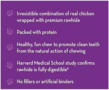 Dingo 95014 Mini Bones, Rawhide for Small/Toy Dogs, Red,14-Count (Pack of 2)