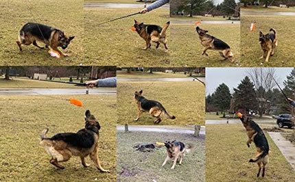 Jalousie Dog Flirt Pole Compatible Toys - Three Squeaky Plush Toys - Dog Teaser Wand Refill Pack