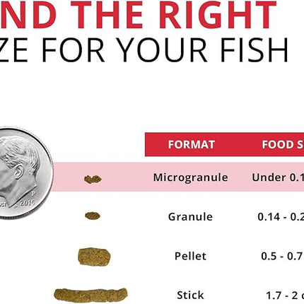 Fluval Bug Bites Fish Food for Shrimp, Granules for Small to Medium Sized Fish, 1.06 oz., A6931, Brown