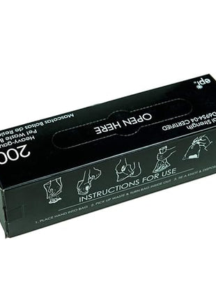 Case of 2000 Pet Waste Bags on Roll (10 Rolls of 200 bags per roll) Dog Waste Station Bags for HOA, Residential, commercial roll bag for Poop Station Dispensers