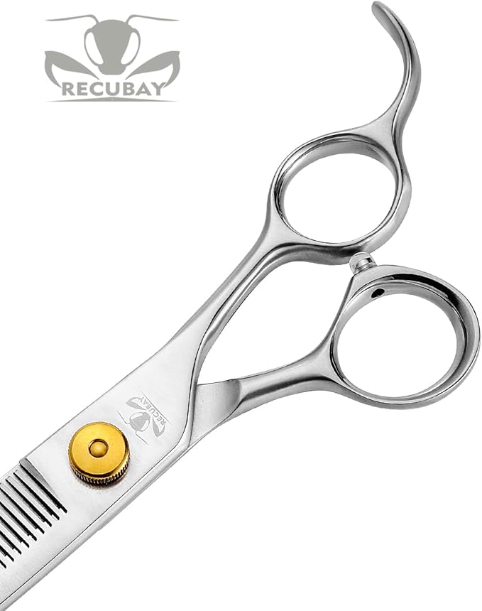 7.5" Thinning Dog Shear - Professional Blender Scissors for Medium Large Dogs, 35% Thinning Rate