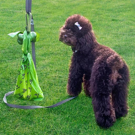 Dog Poop Bags Rolls with Handles 40 Rolls 480 Counts Big Sizes Leak Proof and Extra Thick Waste Bags for Walking Medium Large Dogs Cats Litter Unscented