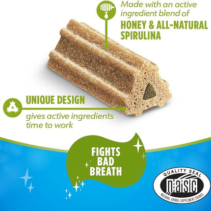 Dentalife ActivFresh Dog Chews for Mini and Small Dogs 5-20 lbs., Dental Chews to Freshen Breath, Chicken Flavor, 16.9 oz., 56 Chews - 56 ct. Pouch (Pack of 2)