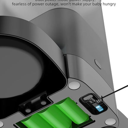 HoneyGuaridan 5L Automatic Cat Feeder for Two Cats, Cat Food Dispenser with Stainless Steel Bowl,Timed Feeder Programmable 1-6 Meals Control, Dual Power Supply,Desiccant Bag Black