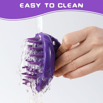 Cat Brush with Soft Rubber Pins, Washable Silicone Pet Brushes for Indoor Cats - Grooming Shedding Massage & Bath, Scratch-Free Removes Hair Mats, Tangles, and Loose Fur for Short to Long Haired