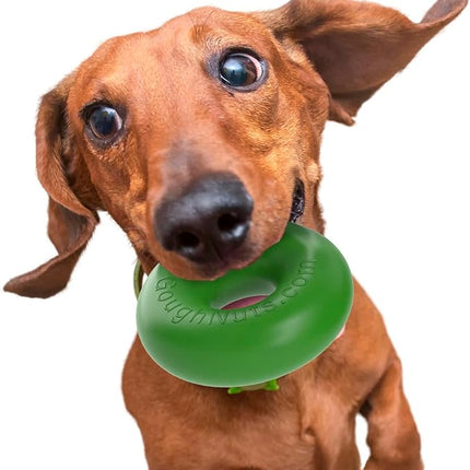 Goughnuts - Rubber Dog Chew Toy Med .75, Green, Ring