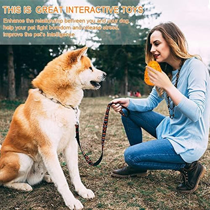 Dragon Egg Dog Chew Toys for Aggressive Chewers - Toughest Indestructible Dog Toys for Aggressive Heavy Chewers Lifetime Replacement, Tough Toys for Medium Large Dogs (Orange)