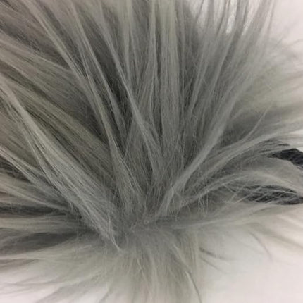 Long Faux Fur Animal Luxury Tail, Cosplay, Anime Lover, Costume Dress Up Pet Play Furry Super Soft Accessory (Silver Gray, 20")