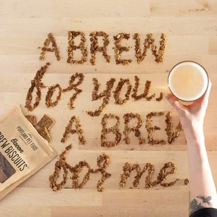 CRAFTED BY HUMANS LOVED BY DOGS Portland Pet Food Company Pumpkin Brew Biscuit Dog Treats (1 Pack, 5 oz Bag) – All Natural, Human-Grade, USA-Sourced and Made