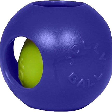 Jolly Pets Teaser Ball Dog Toy, Medium/6 Inches, Blue, Jolly Pets 6-Inch Teaser Ball, Blue