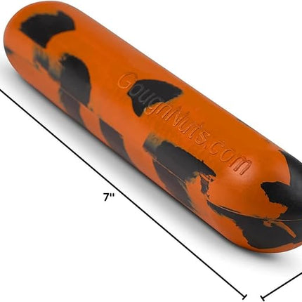 Goughnuts — Dog Toys for Aggressive Chewers | Virtually Indestructible Dog Toy Stick for Small Breeds | Heavy Duty Dog Toy | Orange