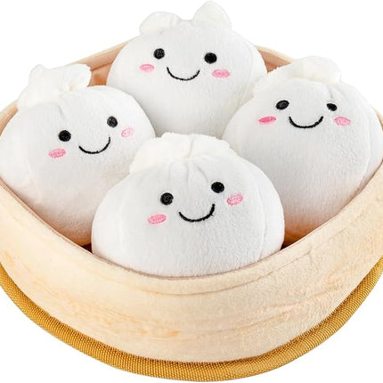 Dog Squeaky Toys, 5-Pack Interactive Dogs Toy, Stuffed Dog Chew Toys, Durable Plush Toy for Puppy, Small, Middle, Large Dogs