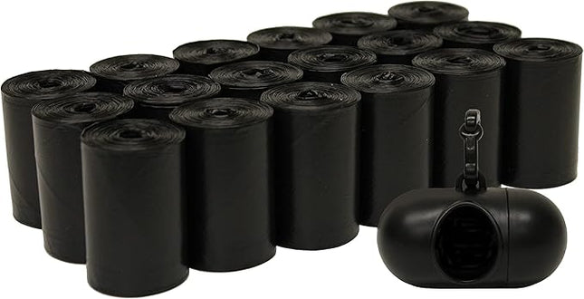 Five Star Pet 9" x 14.25" Made in USA Easy Open Poop Bags Dog Waste Bags, 18 Refill Rolls, 270 Bags