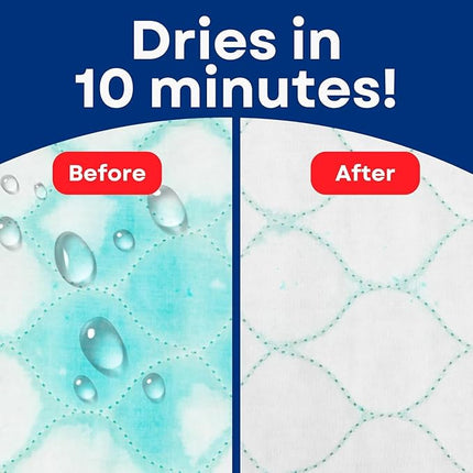 RMS Ultra Soft 4-Layer Washable and Reusable Incontinence Bed Pad - Waterproof Bed Pads with 4 Convenient Handles to Assist in Home Health Care, 34X54 Inch