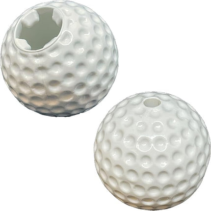 SodaPup Golf Ball – Durable Dog Treat Dispenser & Chew Toy Made in USA from Non-Toxic, Pet Safe, Food Safe Rubber Material for Mental Stimulation, Problem Chewing, Calming Nerves, & More