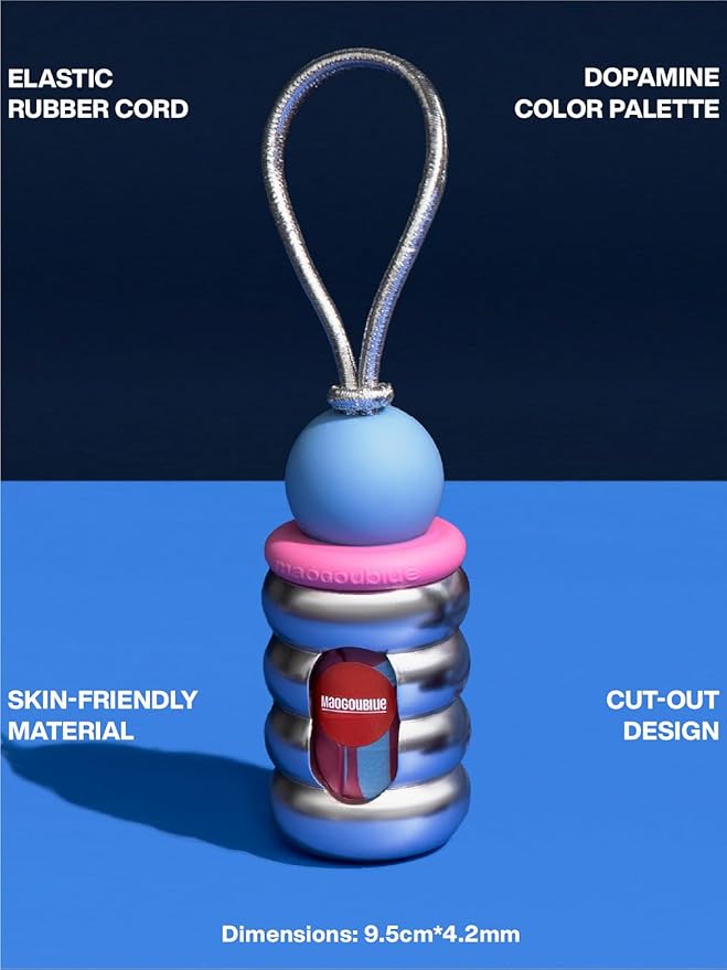 Dog Poop Bags with Dispenser, Leak Proof and Extra Thick Pet Waste Bags for Walking Dog and Cats Litter, 1 Bag Holder and 105 Bags (Silver)